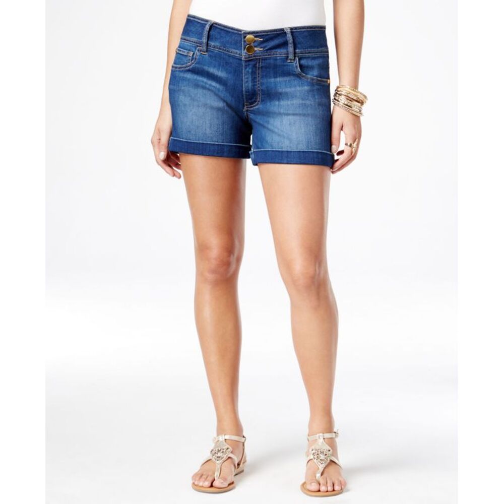 Thalia Sodi Cuffed Denim Shorts